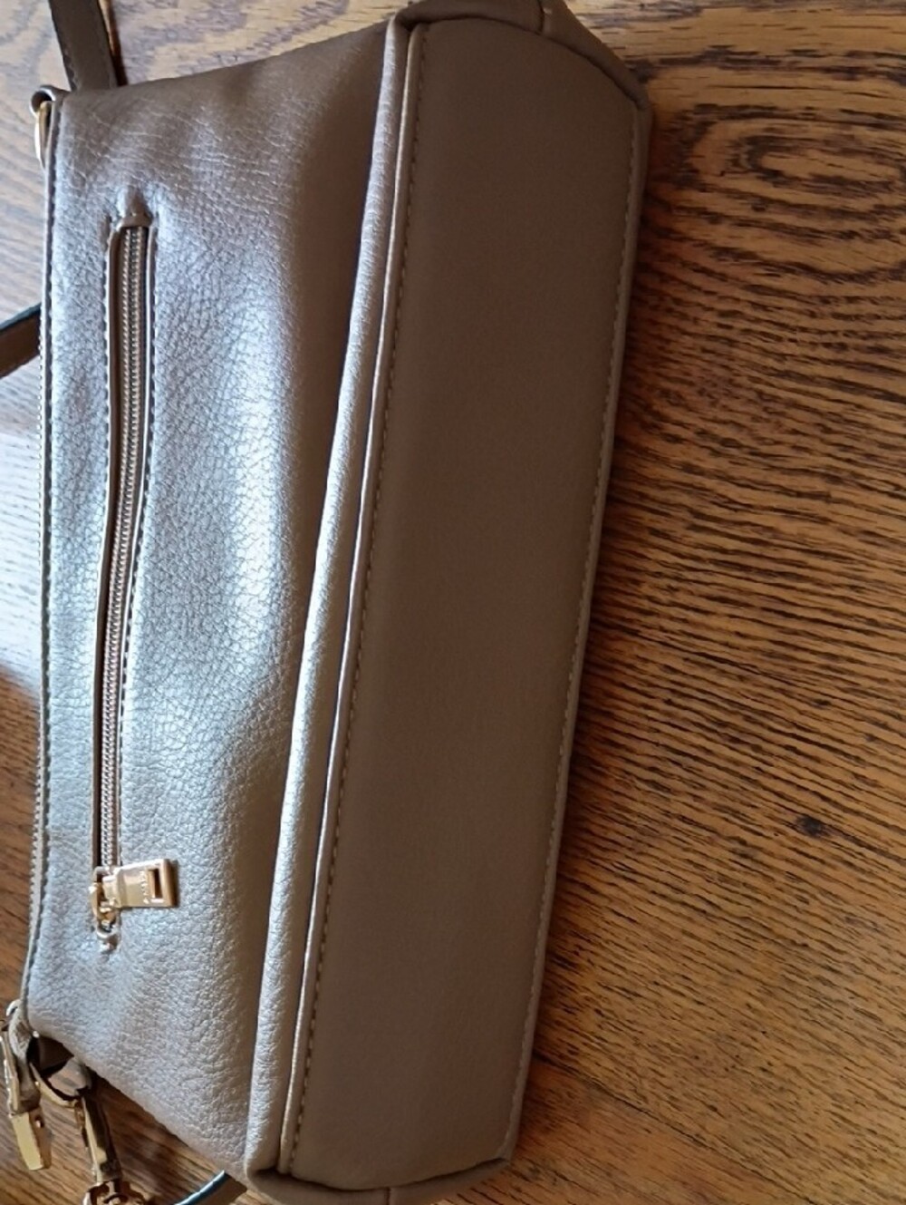 Amelie Galanti Brown Crossbody Bag - Adjustable Strap - Picture 5 of 6